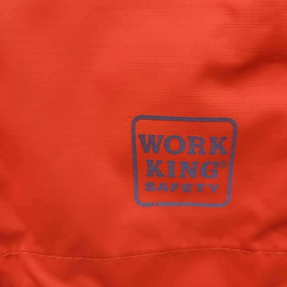 Work King Safety Rain Jacket Size Large - Picture 8 of 14